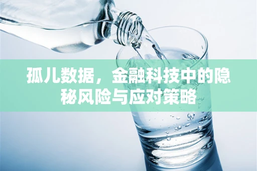 孤儿数据，金融科技中的隐秘风险与应对策略