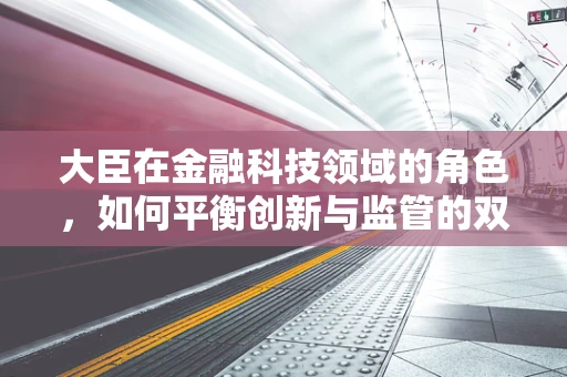 大臣在金融科技领域的角色，如何平衡创新与监管的双刃剑？