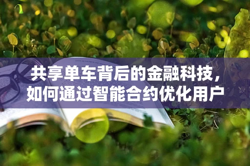 共享单车背后的金融科技，如何通过智能合约优化用户体验与风险管理？