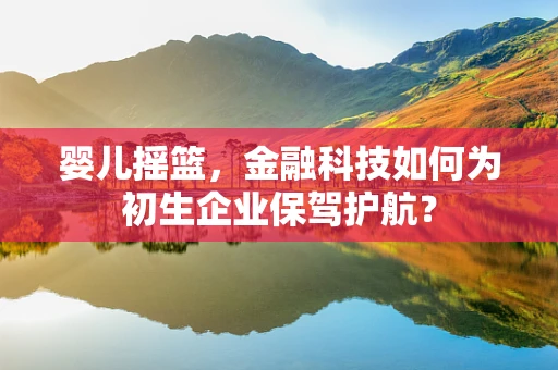 婴儿摇篮，金融科技如何为初生企业保驾护航？