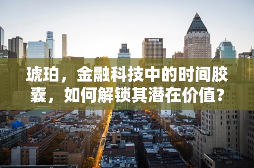 琥珀，金融科技中的时间胶囊，如何解锁其潜在价值？