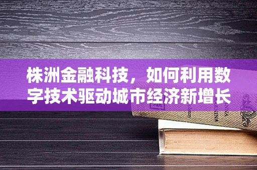 株洲金融科技，如何利用数字技术驱动城市经济新增长？