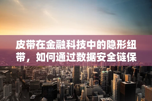 皮带在金融科技中的隐形纽带，如何通过数据安全链保障交易安全？