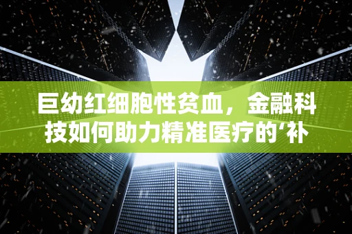 巨幼红细胞性贫血，金融科技如何助力精准医疗的‘补血’策略？