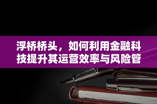 浮桥桥头，如何利用金融科技提升其运营效率与风险管理？