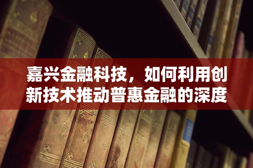 嘉兴金融科技，如何利用创新技术推动普惠金融的深度与广度？