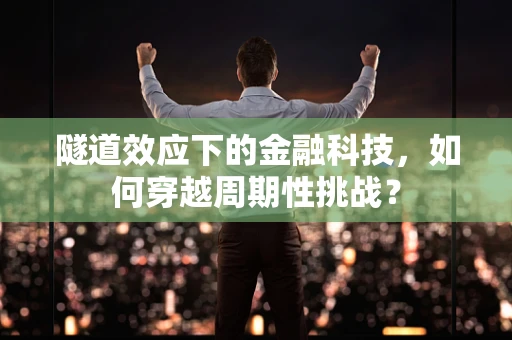 隧道效应下的金融科技，如何穿越周期性挑战？