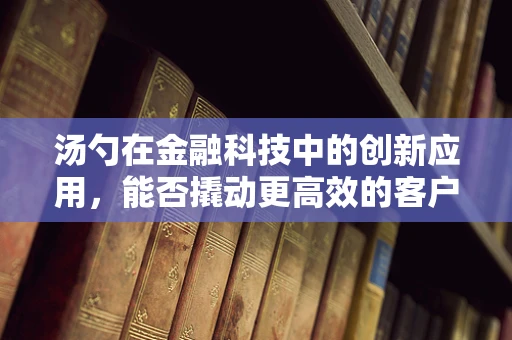 汤勺在金融科技中的创新应用，能否撬动更高效的客户服务体验？