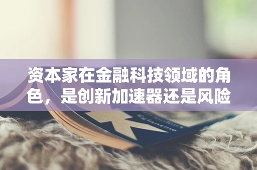 资本家在金融科技领域的角色，是创新加速器还是风险放大器？