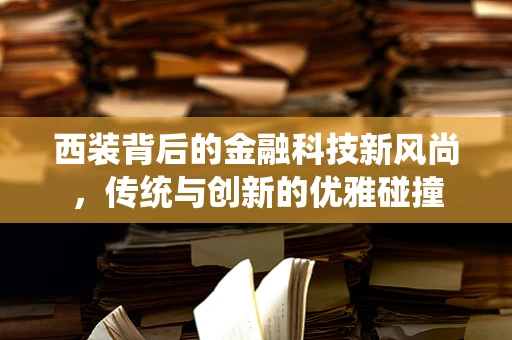 西装背后的金融科技新风尚，传统与创新的优雅碰撞