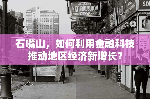 石嘴山，如何利用金融科技推动地区经济新增长？