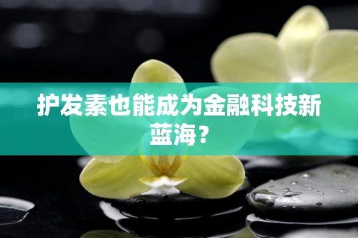 护发素也能成为金融科技新蓝海？