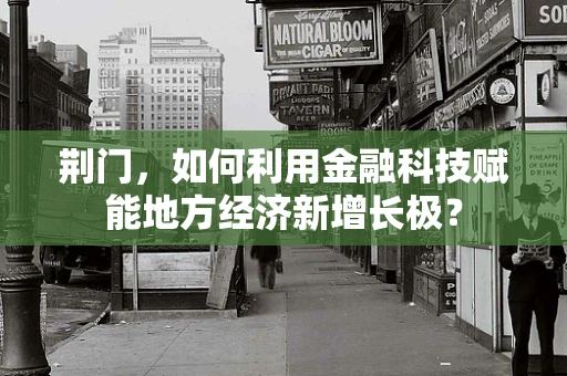 荆门，如何利用金融科技赋能地方经济新增长极？